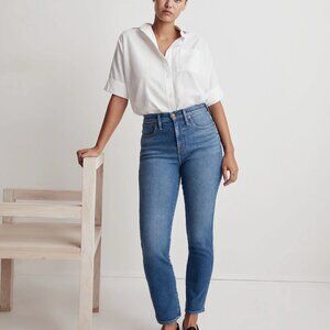 Madewell Curvy Straight Jeans